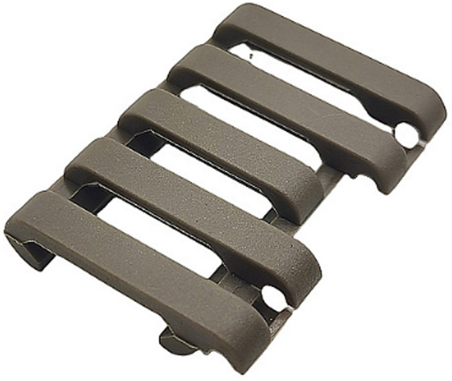 아웃도어랩 고무 와이어 홀더 전술 사다리 레일커버 CN6098, 1개, 카멜