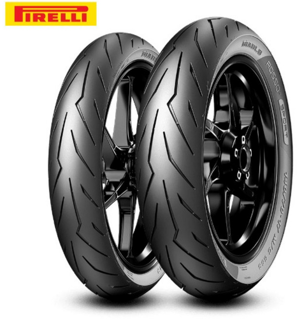 (무상장착)피렐리 디아블로 로쏘 스포츠 90/80 - 17 M/C 46S TL 오토바이 타이어