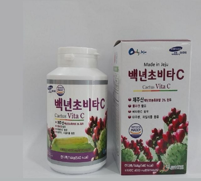 제주비타C 백년초 80정, 1개