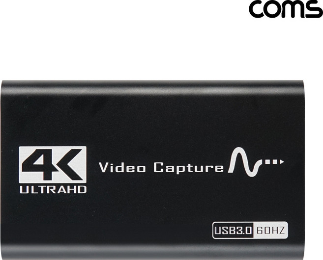 Coms USB 3.0 HDMI 캡쳐카드 스트리밍 실시간 비디오 녹화 C타입 변환젠더 제공 캡쳐보드 OU428, 1개
