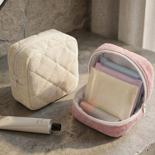 네이빈 다용도 생리대 파우치 사각 휴대용 이너백