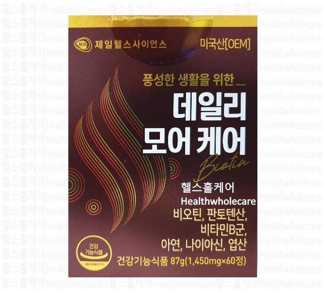 제일헬스사이언스 데일리 모어케어, 1개, 60정 - 쿠팡