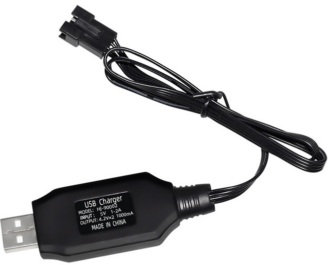 올칩 7.4V 리튬 배터리용 SM-4P USB 충전기 RC카 드론 보트 호환 충전 케이블, (SM4P) 7.4v USB충전기, 1개, (SM4P) 7.4v USB충전기