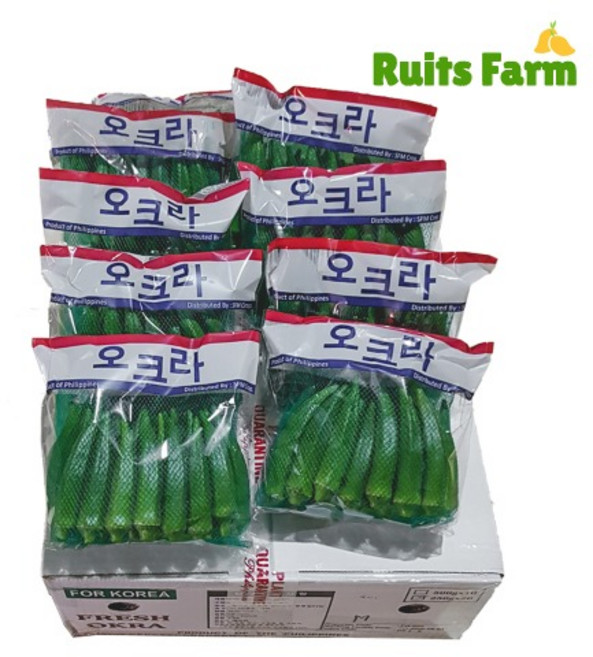 [루츠팜] 필리핀 생오크라 5kg 오크라 오쿠라 오크리 bhindi okra, 1개