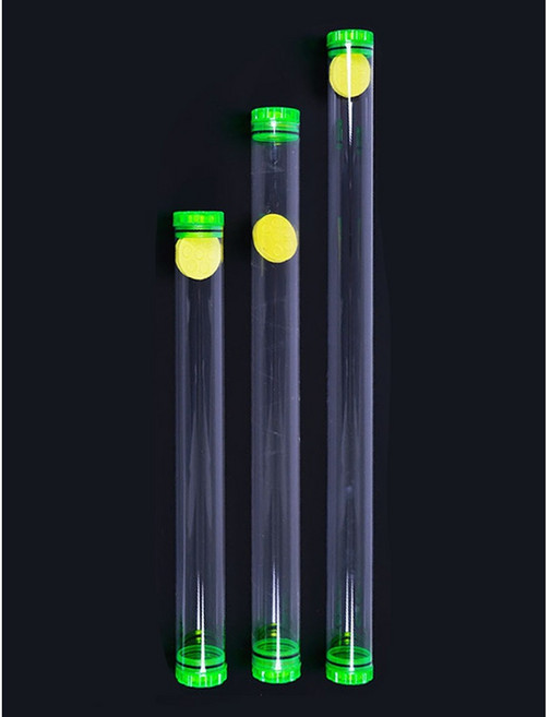 999피싱 안전한 낚시찌 케이스 막대찌 보관 휴대용 투명 플라스틱 찌통, 2개