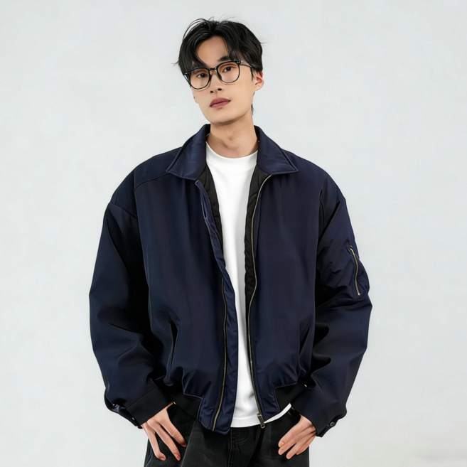 스타일닥터 남성 트렌디한 자켓 코트 루즈핏 캐주얼 점퍼 봄 가을 데일리 아우터