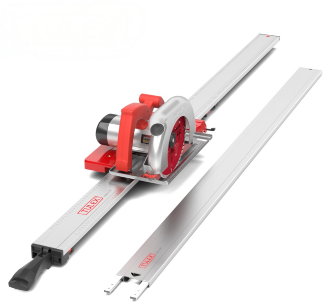 원형톱 가이드 레일 조기대 2.6m 세트 직소 라우터 트리머 범용, 1개