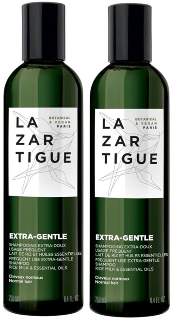 Lazartigue 라자르띠그 엑스트라 젠틀 샴푸 250ml x 2팩 - 쿠팡