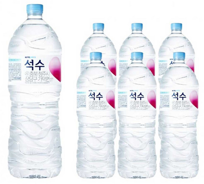 하이트진로 유/무라벨 랜덤발송!! 석수 2L 12개 생수2리터 미네랄워터