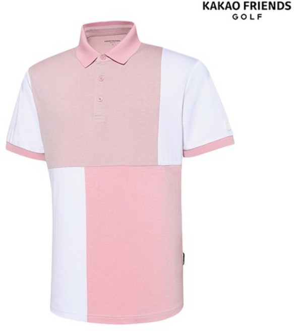 골프] 남성 컬러블럭 폴로티