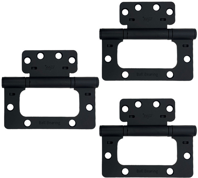 유피 이지경첩 방문용 목문용 블랙 UH-4350BK, 3개