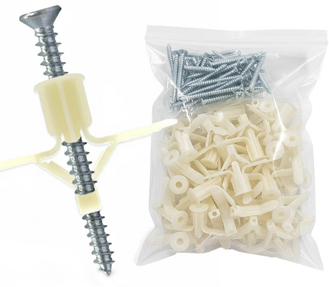 GZ 동공앙카 석고앙카 석고보드 17mm 중+ 나사, 1세트