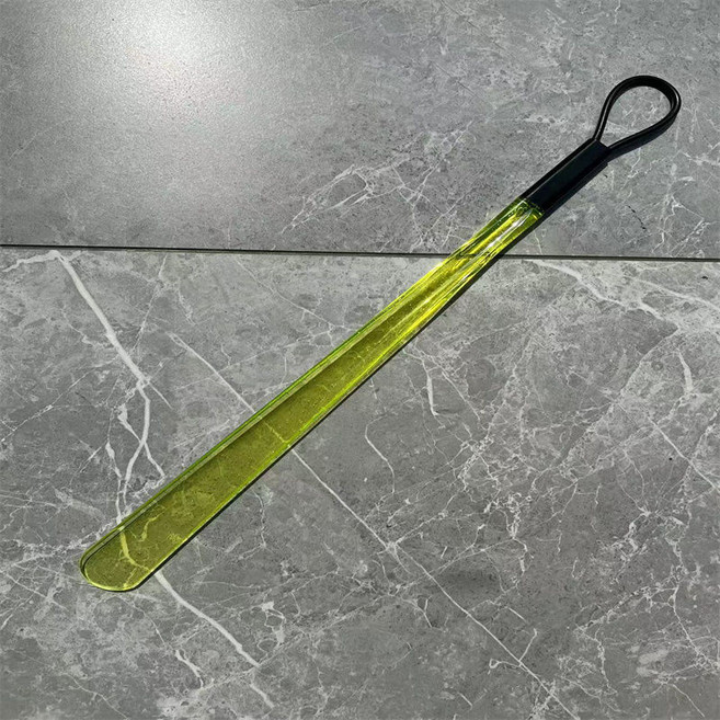 長柄鞋拔子 不彎腰穿提鞋神器, 1個, 陞級版踩不斷62cm水晶黃