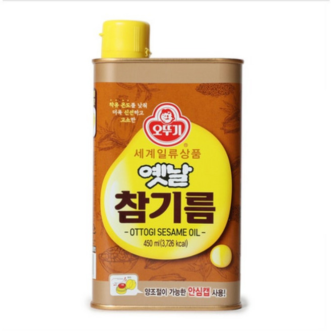 오뚜기 옛날 참기름, 450ml, 100개
