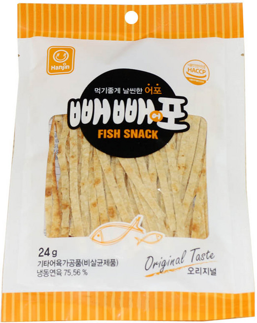 한진 빼빼어포 오리지널 24g, 1개