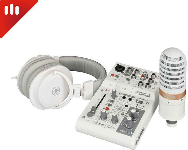 YAMAHA 야마하 AG03 MK2 LSPK 라이브 스트이밍팩 화이트 WH (당일배송)