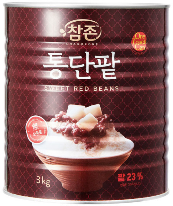 참존 통단팥 3kg 원터치캔 빙수팥, 1개
