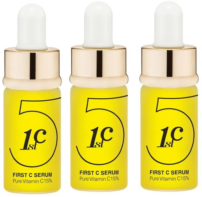 [리즈케이 퍼스트C 시즌5 공식판매점] 퍼스트씨 퓨어 비타민C 15% 10ml 3개 - 쿠팡