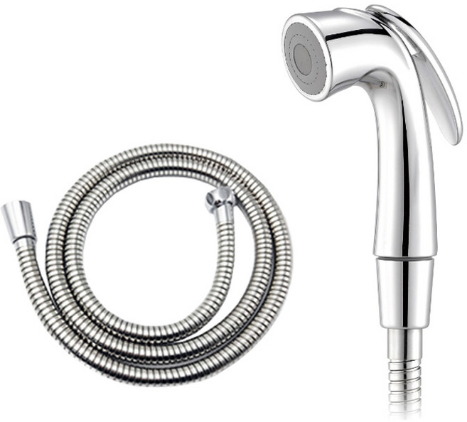 베란다 발코니 화장실 스프레이건 + 국산 황동 샤워기호스(1.5M) 2기능스프레이건 호스 세트 DL-S4194, 1개