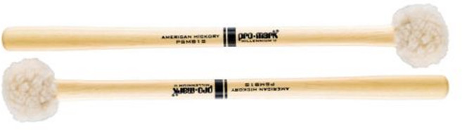 Promark PSMB1S Performer 시리즈 소프트 베이스 드럼 말렛 Promark PSMB1S Performer Series Soft Bass Drum Mallet, Promark PSMB1S 퍼포머 시리즈 소프트 베이스, 1개