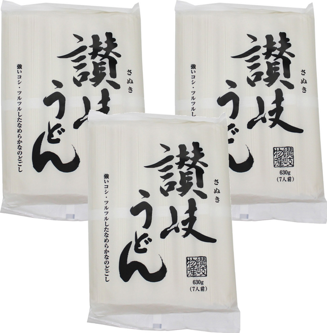 사누키물산 사누키 우동, 3개, 630g