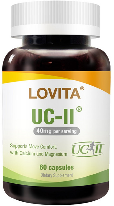 Lovita 愛維他 關鍵舒活膠囊(UC2 鎂 鋅 銅 錳 鈣) 維持靈活行動力 鞏固健康基礎, 1個, 60顆