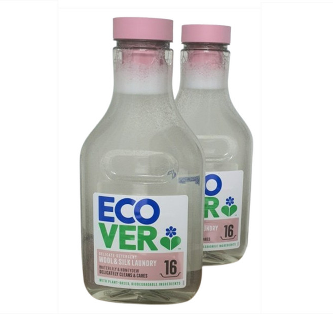 에코버 울 세탁 세제 수련꽃 허니듀 750ml 2개 포근한향기 정전기방지, 749.8ml