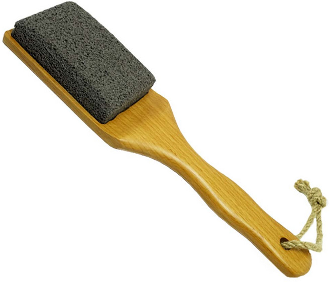 세라폼 프리미엄 우든핸들 발각질제거기, 1개, gray, 1개입