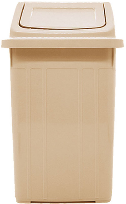 디챌린지 미샤 사각 쓰레기통 업소용 6호 45L, 베이지