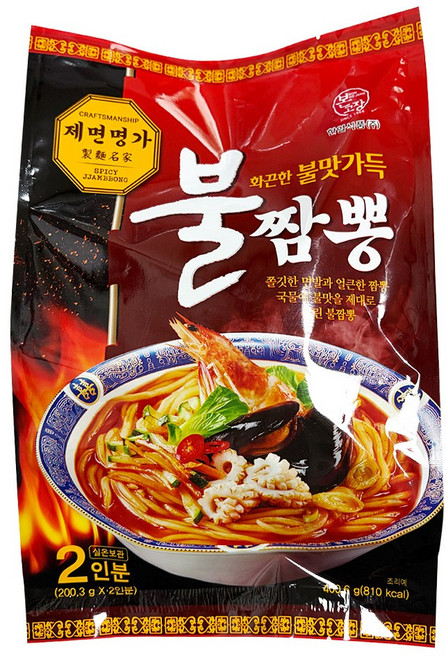 본고장 제면명가 불잠뽕, 1개, 400.6g
