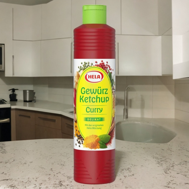 독일 헬라 카레 케찹 800ml 델리케이트 달콤하고 매콤한 맛 커리 케첩, 1개