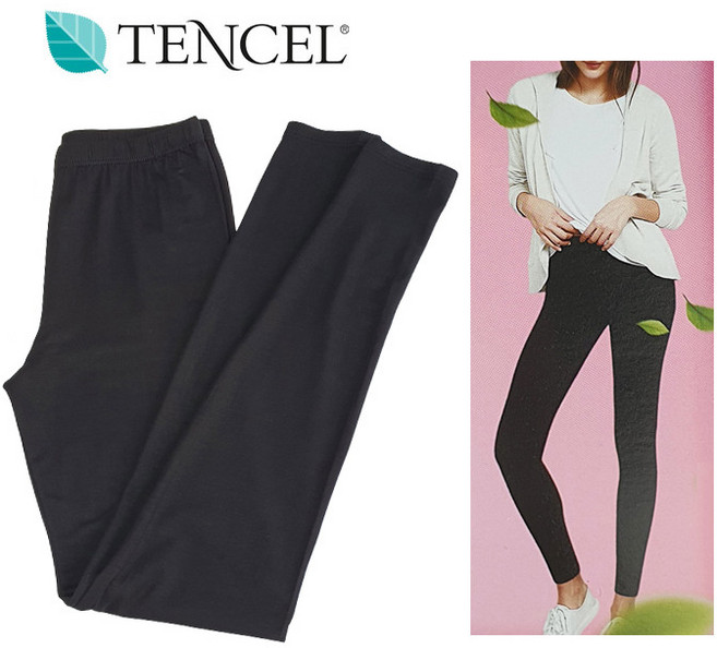 마메든 자연섬유 9부 텐 셀레깅스/부드러운 간절기 여성내의 하의