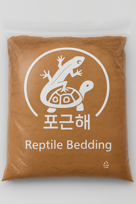 포근해 육지거북 파충류 황토 6L(4kg) 양많은 바닥재