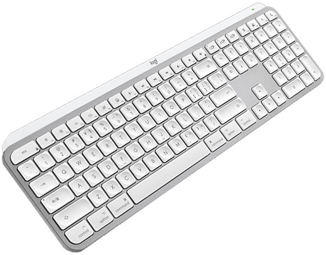 로지텍 MX 키 S 포 맥 고급 무선 백라이트 키보드, 제조사축, Keys S for Mac, 화이트