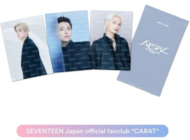 SEVENTEEN 官方日本周邊, 卡包