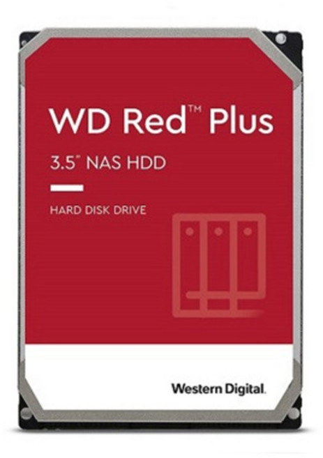 [Western Digital] RED PLUS HDD 8TB WD80EFPX 패키지|(3.5HDD/ SATA3/ 5640rpm/ 256MB/ CMR) [4PACK], Western Digital