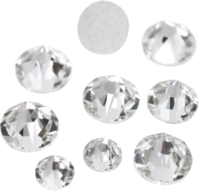 스와로브스키 2088 크리스탈, SS3(약1.38mm), 100개, 투명