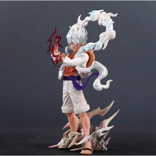 에그미 원피스루피 피규어 무고무 번개 니카루피 피규어 PVC재질, 1개