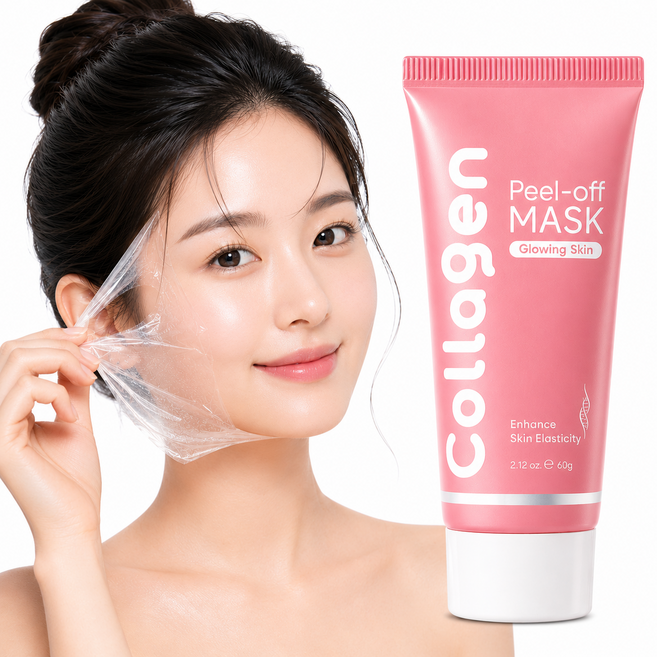 콜라겐 필오프 랩핑 물광 보습 주름 탄력 피부보습 홈케어 모공 데일리 마스크팩, 1개, 1개입