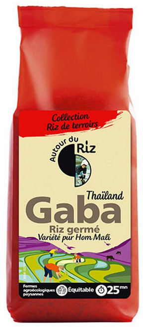 Autour du Riz 오뚜흐 뒤 히 페어 트레이드 가바 쌀, 4개, 500g