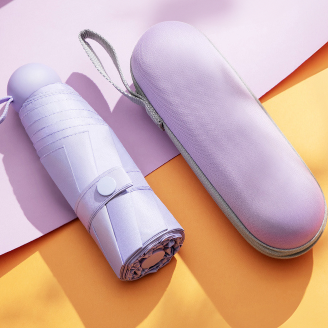 여름날 초경량 5단 암막 양산 미니 자외선차단 양우산