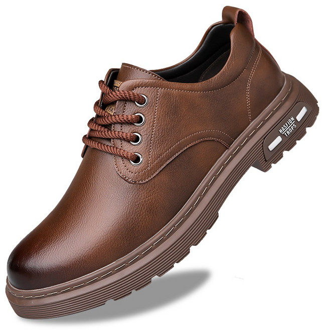 보이앤맨 남자 소가죽 웰트화 더비 슈즈 남성 편한 신발 캐주얼화 정장구두 (사이즈 : 245/250/255/260/265/270/275/280/285)