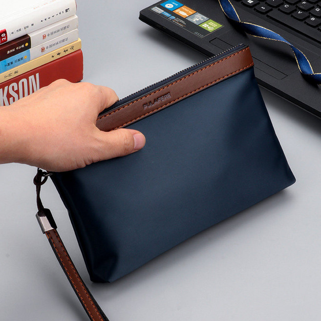 남성 파우치 가방 천 클러치백 남자 남성용 손가방 가벼운 미니 휴대용