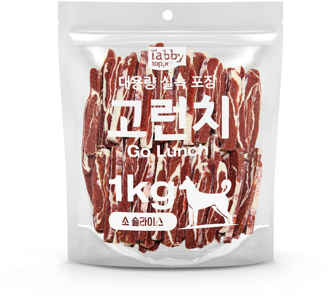 고런치 대용량 실속포장, 1개, 1kg, 소고기