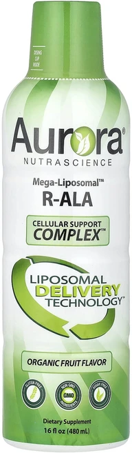 오로라 메가 리포소말 R-ALA 과일 향 480ml, 1개, 473.176ml - 쿠팡