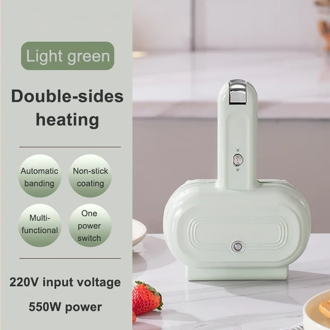 양면 씰 프레스 샌드위치 기계 미니 타코 부리또 베이킹 팬 그릴 아침 식사 메이커 빵 핫도그 토스터 전기