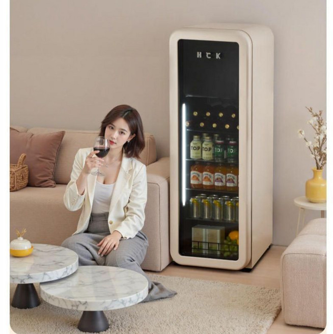음료 미니냉장고 소형 컴팩트 카페 투명 술냉장 가정용 원룸 유리 업소용, 243L 밀크티 냉동/냉장 1등급