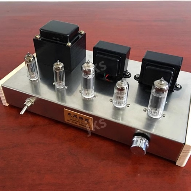 6N2 6P1 진공관 앰프 블루투스 DIY 키트 푸쉬풀 자작 전체 키트 셀프 조립 오디오, B. 표준 버전 6P1 완성품 바로 사용