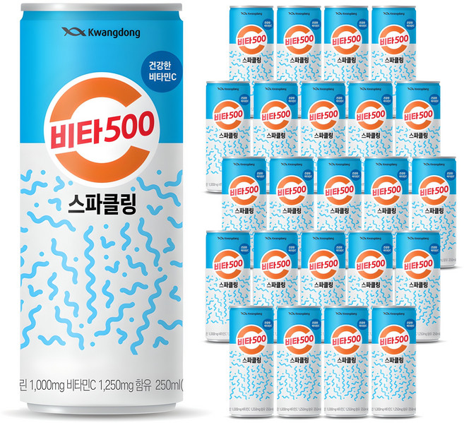 비타500 스파클링, 250ml, 24개
