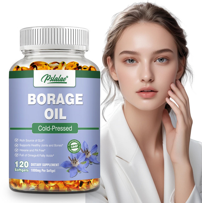 Pstalae 冷壓琉璃苣油軟膠囊 120粒, 60組